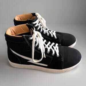 Womens Cortech The Slayer Motorcycle Riding Shoe Black Canvas 10